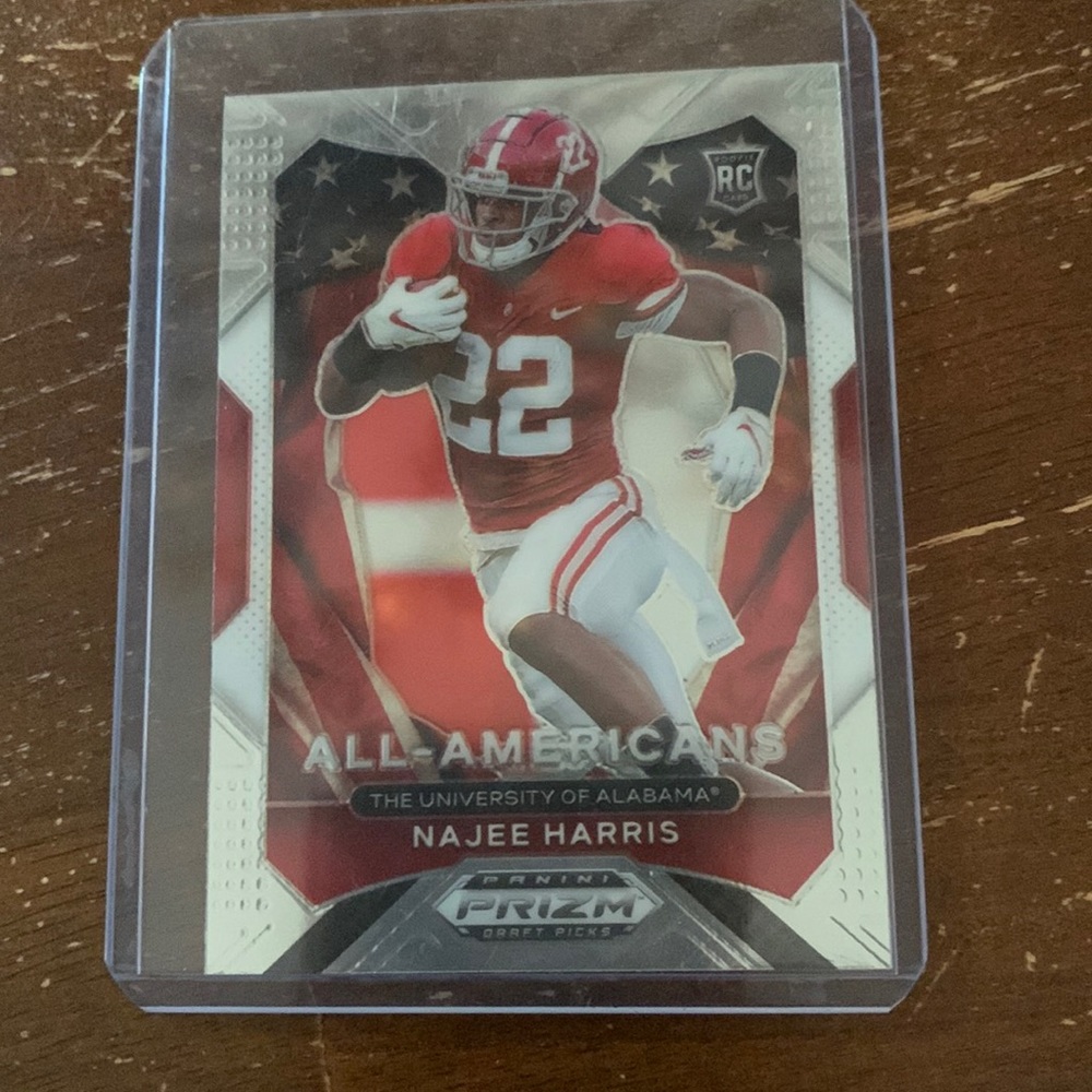 Najee Harris rookie card panini prizm draft picks